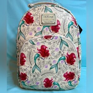 Loungefly x Disney The Little Mermaid Ariel All Over Print Backpack